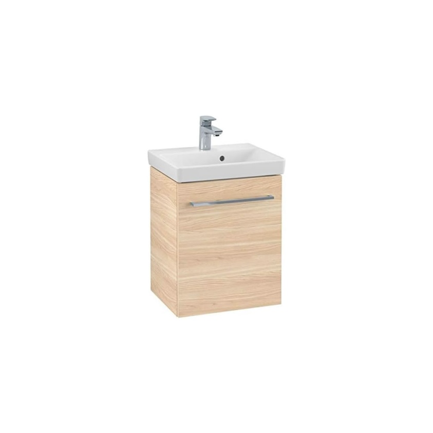 Cutout image of Villeroy & Boch Avento Elm Impresso 450mm Wall-Hung Basin Vanity Unit